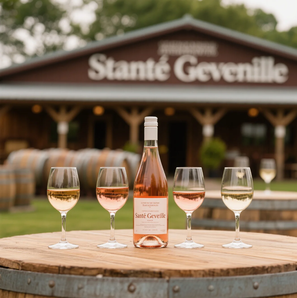 Wine tasting experience at Sainte Genevieve Winery in Missouri