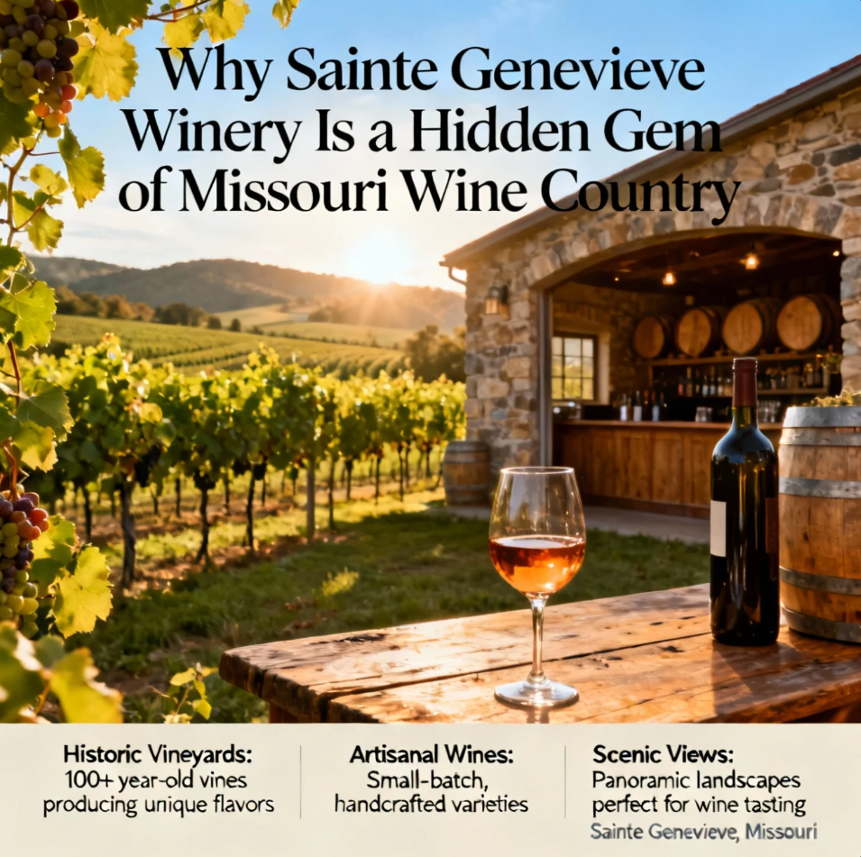 Why Sainte Genevieve Winery Is a Hidden Gem of Missouri Wine Country